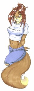 Rating: Questionable Score: 0 Tags: 2004 anthro blush bottomwear brown_body brown_fur brown_hair clothing crotch_lines deadrabbit denim denim_bottomwear denim_clothing e621 english_text eyewear female fluffy fluffy_tail front_view fur glasses green_eyes hair jeans looking_at_viewer mammal meme midriff nerd object_in_hair pants pencil_(object) pencil_in_hair print_clothing print_shirt print_t-shirt print_topwear rodent sciurid shirt simple_background smile solo t-shirt tail text text_on_clothing text_on_shirt text_on_t-shirt text_on_topwear text_print topwear torn_clothing traditional_media_(artwork) tree_squirrel ventral_groove white_background writing_utensil writing_utensil_in_hair User: bunchy7s