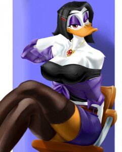 Rating: Questionable Score: 0 Tags: accessory alternative_fashion anatid anseriform anthro avian bare_shoulders beak bedroom_eyes belt big_breasts biped bird black_hair bottomwear breasts chair cleavage clothed clothing crossed_legs digital_media_(artwork) disney duck ducktales e621 eyebrows eyelashes eyeshadow female fishnet_clothing furniture furry glistening_eyelids goth hair hair_accessory hairclip half-closed_eyes hand_behind_back hi_res jewelry legwear lidded_eyes looking_at_viewer magica_de_spell makeup narrowed_eyes necklace nipple_outline non-mammal_breasts orange_beak red_eyes rule34 seductive simple_background sitting skirt smile snap_clip solo taboolicious thigh_highs thighhighs white-devil white_body User: bunchy7s