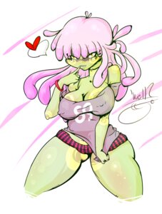 Rating: Questionable Score: 0 Tags: anthro anthrofied aquatic big_breasts breasts cleavage clothed clothing cradily e621 echinoderm female fossil_pokemon generation_3_pokemon hair heart_symbol nintendo non-mammal_breasts panties pink_hair pokemon pokemon_(species) pokemorph rikkistar shirt solo topwear underwear yellow_body yellow_eyes yellow_skin User: bunchy7s