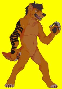 Rating: Questionable Score: 0 Tags: angry anthro biceps black_claws black_hair black_nose brown_body brown_fur claws e621 featureless_crotch fur hair male muscular muscular_anthro muscular_male nude orange_eyes pawpads paws pecs simple_background solo tail tattoo teeth yellow_background yolk_(artist) User: bunchy7s