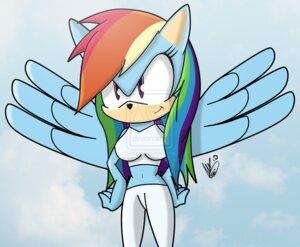 Rating: Safe Score: 0 Tags: alexthf anthro anthrofied blue_body blue_feathers blue_fur crossover distracting_watermark e621 equid equine feathered_wings feathers female friendship_is_magic fur hair hasbro long_hair mammal multicolored_hair my_little_pony mythological_creature mythological_equine mythology pegasus rainbow_dash_(mlp) rainbow_hair sega simple_background solo sonic_the_hedgehog_(series) toony watermark wings User: bunchy7s