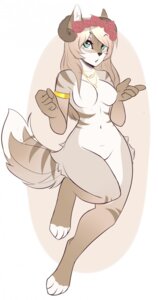 Rating: Safe Score: 0 Tags: abstract_background aimi anthro canid canine digital_media_(artwork) e621 female flower hi_res horn jewelry looking_at_viewer mammal necklace nude plant scene_haircut simple_background solo stripes User: bunchy7s