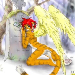 Rating: Safe Score: 0 Tags: 1:1 4_toes angel anthro arched_back barefoot belly biped black_body black_fur black_stripes bodily_fluids butt casual_nudity celtic_cross cemetery christian_cross christian_symbol christianity collar collar_only countershading cross crying day e621 eyebrows feathered_wings feathers feet felid flower fungus fur grass grave green_eyes hair heart_symbol hindpaw humanoid_hands joshua_(zenthetiger) kneeling light looking_at_viewer looking_back male mammal markings moss mourning multicolored_body multicolored_fur multicolored_tail nude orange_body orange_fur outside pantherine pawpads paws pink_nose pink_pawpads plant red_hair religion religious_symbol short_hair slim snow snowing solo striped_body striped_fur striped_markings striped_tail stripes sunlight tail tail_markings tears tiger toes tombstone tree white_belly white_body white_fur wings yellow_body yellow_feathers zenthetiger User: bunchy7s
