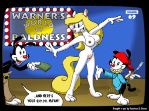 Rating: Explicit Score: 0 Tags: animaniacs anthro black_fur bottomless breasts color female fur furry interspecies karri_aronen male mammal minerva_mink mink money multiple_males mustelid nipples nude pussy red_nose rule34 shaved shaving shaving_another shaving_pussy standing tagme topless wakko_warner white_fur yakko_warner User: bunchy7s