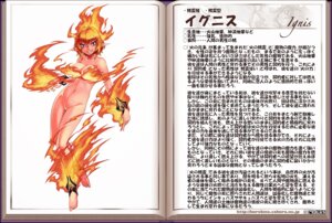 Rating: Questionable Score: 0 Tags: breasts e621 female fire hair humanoid_pointy_ears ignis_(monster_girl_profile) japanese_text kenkou_cross monster monster_girl_(genre) monster_girl_profile not_furry nude orange_hair pointy_ears simple_background solo text white_background User: bunchy7s