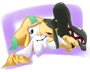 Rating: Questionable Score: 0 Tags: blush female jirachi mawile pokemon pokemon_(species) red_eyes rule34 teeth User: bunchy7s
