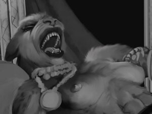 Rating: Questionable Score: 0 Tags: abs anthro biped bracelet breasts chain e621 felid feline female gaping_mouth hattonslayden jewelry lying lynx mammal monochrome muscular muscular_anthro muscular_female necklace nipples on_back open_mouth sherabi solo teeth User: bunchy7s