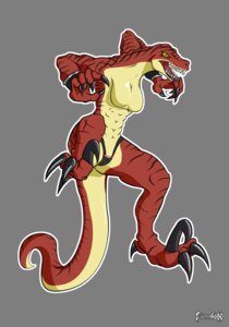 Rating: Questionable Score: 0 Tags: 2013 abs alpha_channel anthro breasts camel_toe claws clothing countershading dinosaur dromaeosaurid e621 featureless_breasts female freefox hi_res killer_instinct muscular muscular_anthro muscular_female non-mammal_breasts prehistoric_species rareware red_body reptile riptor saurischian scalie sickle_claw solo tail theropod thong toe_claws underwear yellow_body yellow_countershading yellow_eyes User: bunchy7s