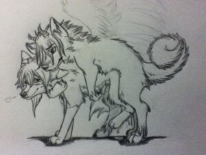 Rating: Explicit Score: 0 Tags: 4:3 black_and_white bodily_fluids canid canine canis cum demon digitigrade duo e621 feathered_wings feathers female feral feral_on_feral genital_fluids heart_symbol horn hybrid kelushan low_res male male/female mammal monochrome quadruped sex sketch tail unknown_artist wings wolf User: bunchy7s