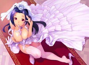 Rating: Questionable Score: 0 Tags: ahoge blue_hair breasts bridal_veil bride cleavage dress elbow_gloves feet female from_above gloves hands high_heels idolmaster large_breasts long_hair miura_azusa mouth_hold nekomata_naomi nipples panties pantyshot puffy_nipples red_eyes rule34 shoe_dangle shoes thighhighs underwear veil wedding_dress User: bunchy7s