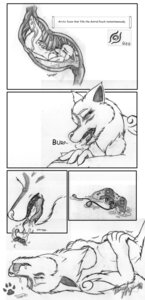 Rating: Questionable Score: 0 Tags: absurd_res after_vore airborne_controller airborne_object amaterasu_(okami) anthro anthrofied bodily_fluids bodily_noises burping burping_up_object canid canine canis capcom churn clover_studio comic controller cord deity different_sound_effects dripping dualshock duo e621 esophageal_sphincter female game_controller glorp gurgle_(sound_effect) hand_on_belly hand_on_own_belly hi_res holding_belly inside_stomach internal larger_female male mammal micro monochrome nude okami_(capcom) onomatopoeia oral_vore playstation playstation_controller regurgitation rena_ayama rumbling_stomach saliva saliva_drip saliva_on_tongue size_difference smaller_male sony_corporation sony_interactive_entertainment sound_effects swallowing teeth text tongue vore wired_controller wolf User: bunchy7s