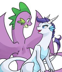 Rating: Safe Score: 0 Tags: absurd_res alternate_species dragon dragonification dragonified duo e621 female feral friendship_is_magic hair hasbro hi_res horn kianamai male membrane_(anatomy) membranous_wings my_little_pony mythological_creature mythological_scalie mythology purple_hair rarity_(mlp) scalie simple_background smile spike_(mlp) tail toony white_background white_body white_skin wings User: bunchy7s