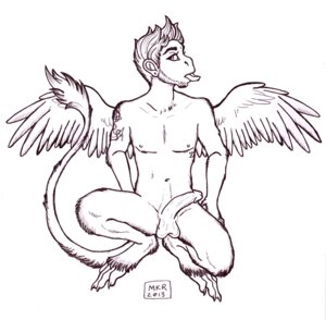 Rating: Explicit Score: 0 Tags: 2013 e621 erection flying_monkey genitals ghettoimmortal_(artist) humanoid_genitalia humanoid_penis male mammal monochrome nude penis primate solo the_wonderful_wizard_of_oz traditional_media_(artwork) wings User: bunchy7s