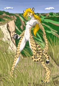 Rating: Explicit Score: 0 Tags: amber_eyes anthro blonde_hair breasts casual_nudity cheetah cloud e621 felid feline female fur furry genitals hair mammal navel nipples nude outside ponytail pussy rule34 savanna savannah sky slim small_breasts solo spots tail tied_hair vulva yamavu User: bunchy7s