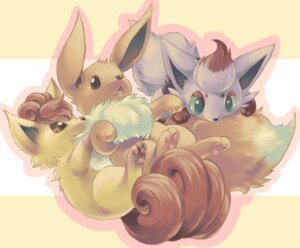 Rating: Safe Score: 0 Tags: ambiguous_gender canid canine e621 eevee ev133 feral generation_1_pokemon generation_5_pokemon group mammal multi_tail nintendo pokemon pokemon_(species) tail vulpix zorua User: bunchy7s