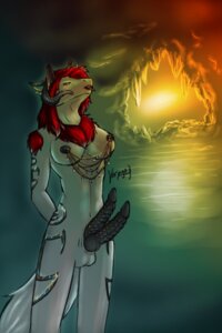 Rating: Explicit Score: 0 Tags: 2:3 2_penises acediaxailem anthro areola balls big_breasts biped black_areola black_nipples black_penis breasts demon e621 ear_piercing erection fluffy fluffy_tail frenum_ladder frenum_piercing genital_piercing genitals gynomorph hair hands_behind_back horn intersex knot ladder_piercing long_hair multi_genitalia multi_penis navel nipple_chain nipple_piercing nipples nude penis penis_piercing piercing red_hair signature skinny_dipping slim smile snout solo standing tail teeth vorago water white_balls white_body User: bunchy7s