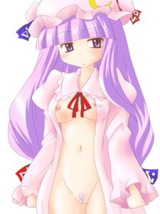 Rating: Explicit Score: 0 Tags: beige_skin breasts clothes dotekabocha female female_only front_view hat human long_hair open_clothes open_shirt patchouli_knowledge pubic_hair purple_hair ribbon rule34 shirt solo touhou User: bunchy7s