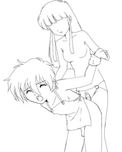 Rating: Explicit Score: 0 Tags: apron artist_request breasts female femdom flaccid highres long_hair male male_only monochrome naked_apron nude open_mouth pegging penis rape rule34 simple_background sketch straight strap-on strapon white_background User: bunchy7s