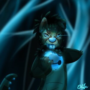 Rating: Safe Score: 0 Tags: 1:1 abstract_background anthro bell bioluminescence blue_tongue e621 ekihnox glowing male mammal mustelid otter piercing simple_background solo tongue young young_anthro young_male User: bunchy7s