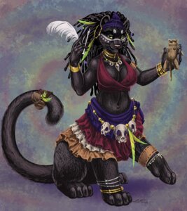 Rating: Safe Score: 0 Tags: 2014 anklet black_body black_fur bone bracelet breasts chakat cleavage clothed clothing e621 felid felid_taur female fur green_eyes hair herm_(lore) jewelry looking_at_viewer mammal mammal_taur midriff navel pantherine pink_nose sabretoothed_ermine skull smile solo taur voodoo voodoo_doll whiskers User: bunchy7s