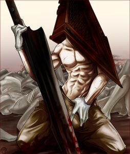 Rating: Explicit Score: 0 Tags: 1boy bloody_knife bubble_head_nurse bulge classic faceless_male hand_on_penis male male_only muscles muscular muscular_male nurse_(silent_hill) penis pyramid_head rule34 scar shirtless silent_hill silent_hill_(film) silent_hill_2 solo tagme User: bunchy7s