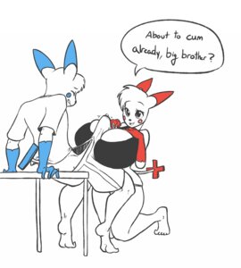 Rating: Explicit Score: 0 Tags: 2014 anthro anthro_on_anthro big_breasts big_penis bodily_fluids breast_play breasts brother_(lore) brother_and_sister_(lore) bulge clothing dialogue digital_drawing_(artwork) digital_media_(artwork) duo e621 english_text erection erection_under_clothing female generation_3_pokemon genital_fluids genitals glint_kusemurai huge_breasts huge_penis hyper hyper_breasts incest_(lore) kaboozle looking_at_bulge male male/female minun nintendo penis plusle pokemon pokemon_(species) pokemorph precum precum_through_clothing precum_through_underwear sex sibling_(lore) sister_(lore) spark_kusemurai spot_color text titfuck titfuck_over_clothes underwear wet wet_clothing User: bunchy7s