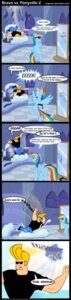Rating: Safe Score: 0 Tags: absurd_res angerelic bed blonde_hair blue_body blue_feathers blue_fur bottomwear cartoon_network clothing comic crossover cutie_mark denim denim_bottomwear denim_clothing dialogue e621 english_text equid equine eyewear feathered_wings feathers female feral friendship_is_magic fur furniture hair hasbro hi_res human jeans johnny_bravo johnny_bravo_(series) long_image male mammal multicolored_hair my_little_pony mythological_creature mythological_equine mythology pants pegasus quadruped rainbow_dash_(mlp) rainbow_hair shirt sunglasses tail tall_image text topwear url wings User: bunchy7s