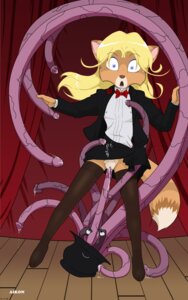 Rating: Explicit Score: 0 Tags: 2008 5:8 aikon angel_(aikon) anthro blonde_hair bottomwear bow_(feature) bow_tie canid canine clothed clothing e621 fail female female_penetrated fox genitals hair hi_res legwear magic_show magician male male/female male_penetrating male_penetrating_female mammal no_underwear penetration penis penis_tentacles sex skirt solo stage stockings surprised tail tentacles vaginal vulva User: bunchy7s