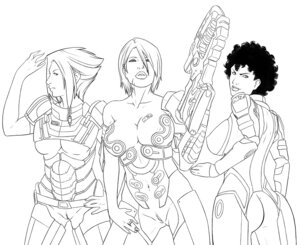 Rating: Questionable Score: 0 Tags: 2d commander_shepard female femshep idolmonkeh mass_effect monochrome rule34 tagme User: bunchy7s