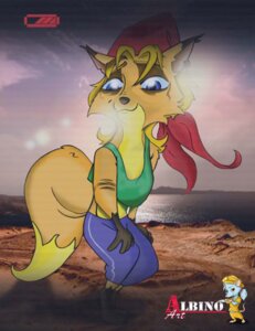 Rating: Safe Score: 0 Tags: albinoart anthro blonde_hair blue_eyes camera_view canid canine clothed clothing e621 female fox hair looking_at_viewer mammal solo tattoo User: bunchy7s