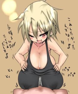 Rating: Explicit Score: 0 Tags: blonde_hair breasts ccb_(pixiv) cool-kyou_shinja cum engulfing_paizuri female huge_breasts male paizuri penis red_eyes rule34 straight translation_request User: bunchy7s