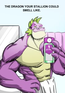 Rating: Safe Score: 0 Tags: abs absurd_res anthro athletic bathroom biceps big_muscles claws clothed clothing dialogue dogz777 dragon e621 english_text featureless_chest friendship_is_magic green_body green_eyes green_hair green_skin grin hair hasbro hi_res horn lol_comments looking_at_viewer male muscular muscular_anthro muscular_male my_little_pony mythological_creature mythological_scalie mythology old_spice open_mouth pecs pose purple_body purple_skin reptile scales scalie smile solo spike_(mlp) standing text topless towel User: bunchy7s