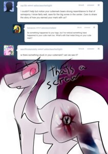 Rating: Questionable Score: 0 Tags: askscissortwilight e621 english_text equid equine female feral friendship_is_magic fur hair hasbro hi_res horse iopichio mammal multicolored_hair my_little_pony patchwork_creature pony purple_body purple_fur purple_hair scissor_twilight solo text tumblr twilight_sparkle_(mlp) two_tone_hair User: bunchy7s Rating: Questionable Score: 0 Tags: askscissortwilight e621 english_text equid equine female feral friendship_is_magic fur hair hasbro hi_res horse iopichio mammal multicolored_hair my_little_pony patchwork_creature pony purple_body purple_fur purple_hair scissor_twilight solo text tumblr twilight_sparkle_(mlp) two_tone_hair User: bunchy7s