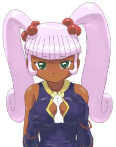 Rating: Questionable Score: 0 Tags: 1girls bracelet breasts censored dark-skinned_female dark_skin female female_only glenda green_eyes jewelry long_hair paizuri pink_hair puchi_puri_yucie rule34 solo straight tied_hair twintails User: bunchy7s