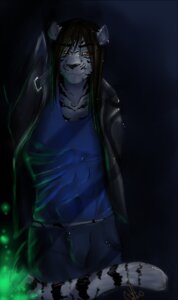 Rating: Safe Score: 0 Tags: anthro blue_clothing blue_shirt blue_topwear bottomwear clothed clothing denim denim_bottomwear denim_clothing e621 ear_piercing felid fully_clothed jacket jeans josh_(chibitiger) leather leather_clothing leather_jacket leather_topwear male mammal pantherine pants piercing shirt solo stripes tail tiger topwear yashendwirh User: bunchy7s