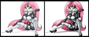 Rating: Safe Score: 0 Tags: anthro armor biped black_border border bucky_o'hare_(series) clothing e621 felid female footwear green_eyes hair hi_res high_heels jenny_(bucky_o'hare) jewelry long_hair mammal megan_giles pink_hair shoes sitting smile solo third-party_edit uniform User: bunchy7s Rating: Safe Score: 0 Tags: anthro armor biped black_border border bucky_o'hare_(series) clothing e621 felid female footwear green_eyes hair hi_res high_heels jenny_(bucky_o'hare) jewelry long_hair mammal megan_giles pink_hair shoes sitting smile solo third-party_edit uniform User: bunchy7s