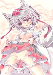 Rating: Explicit Score: 0 Tags: 1girls animal_ear bare_shoulders blush breasts censored detached_sleeves dildo female fur hat highres insertion kneeling meguri_uguisu momiji_inubashiri nipples no_bra panties panty_pull pussy pussy_juice rule34 short_hair silver_hair skirt skirt_lift solo tail tassel tear tokin_hat touhou underwear vaginal_penetration white_panties wolf_ear wolf_tail User: bunchy7s