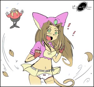 Rating: Questionable Score: 0 Tags: ! 1boy 1girls animal_ears auntymoira belt brown_hair cameltoe cat_ears cat_girl cat_tail catgirl dr._eggman female green_eyes leaves male navel open_mouth panties purity pussy rule34 sara_(sonic) seira_(sonic) skirt sonic_(series) straight_hair white_background wind User: bunchy7s