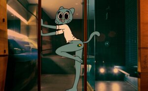 Rating: Questionable Score: 0 Tags: anthro bathroom blue_body bottomless cartoon_network clothed clothing domestic_cat e621 felid feline felis female happy looking_at_viewer mammal nicole_watterson pose shower smile solo tail the_amazing_world_of_gumball trollingmeister User: bunchy7s