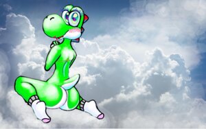 Rating: Questionable Score: 0 Tags: 16:10 absurd_res ambiguous_gender anthro biped butt clothing cloud dinosaur e621 floating footwear green_yoshi hi_res legwear mario_bros nintendo on_cloud outside prehistoric_species reptile scalie seppuku_(artist) sky skyscape socks solo widescreen yoshi User: bunchy7s