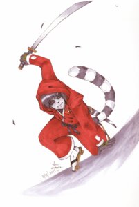 Rating: Safe Score: 0 Tags: 2010 action_pose anthro asian_clothing black_hair clothing e621 east_asian_clothing footwear geta gloves hair handwear hi_res holding_melee_weapon holding_object holding_sword holding_weapon hood japanese japanese_clothing katana legwear lemur male mammal markings melee_weapon pose primate riki_matsuda ring-tailed_lemur ring_(marking) ringed_tail samurai sandals serpenaya shoes simple_background socks solo strepsirrhine striped_markings striped_tail stripes sword tabi_socks tail tail_markings teshy-t-foxboy warrior weapon white_background yellow_eyes User: bunchy7s
