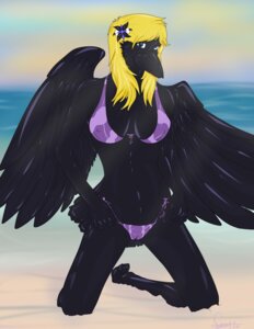 Rating: Questionable Score: 0 Tags: absurd_res anthro avian beach beak bikini biped bird blonde_hair blue_eyes breasts clothing cloud corvid corvus_(genus) crow detailed_background e621 feathered_wings feathers female hair happy hi_res kneeling looking_at_viewer non-mammal_breasts oscine outside passerine raven sand seaside sky solo swimwear two-piece_swimsuit voshiket water wings User: bunchy7s Rating: Questionable Score: 0 Tags: absurd_res anthro avian beach beak bikini biped bird blonde_hair blue_eyes breasts clothing cloud corvid corvus_(genus) crow detailed_background e621 feathered_wings feathers female hair happy hi_res kneeling looking_at_viewer non-mammal_breasts oscine outside passerine raven sand seaside sky solo swimwear two-piece_swimsuit voshiket water wings User: bunchy7s