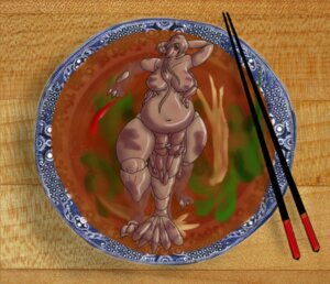 Rating: Questionable Score: 0 Tags: anthro aquatic arthropod big_breasts blush breasts chopsticks crustacean e621 female food gordonbleu grandfathered_content multi_arm multi_limb non-mammal_breasts partially_submerged photo shrimp slightly_chubby solo soup wide_hips User: bunchy7s