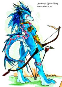 Rating: Explicit Score: 0 Tags: 2002 archer arrow ass blue_skin bow breasts brian_harp dragon female nude rule34 scalie sideboob solo tail User: bunchy7s