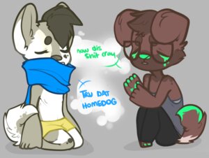 Rating: Safe Score: 0 Tags: anthro canid canine canis chibi dialogue domestic_dog duo e621 english_text eyewear female glasses husky male mammal millenia_(octonnibal) nordic_sled_dog octonnibal scarf spitz tail text zylen User: bunchy7s Rating: Safe Score: 0 Tags: anthro canid canine canis chibi dialogue domestic_dog duo e621 english_text eyewear female glasses husky male mammal millenia_(octonnibal) nordic_sled_dog octonnibal scarf spitz tail text zylen User: bunchy7s