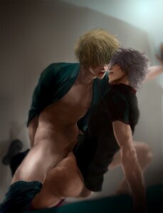 Rating: Explicit Score: 0 Tags: 2boys frottage gay gintama gintoki_sakata hattori_zenzou male male_only rule34 tagme yaoi User: bunchy7s