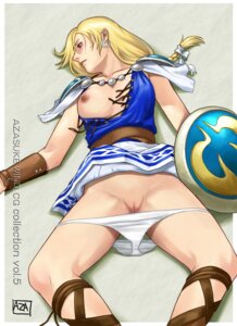 Rating: Explicit Score: 0 Tags: azasuke blonde_hair braid breasts censored clothes earrings female female_only highres human jewelry milf ribbon rule34 shield solo sophitia_alexandra soul_calibur torn_clothes User: bunchy7s