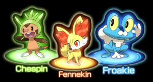 Rating: Safe Score: 0 Tags: ambiguous_gender amphibian black_background blue_body canid canine chespin color_partitioning digitigrade e621 english_text fennekin feral froakie generation_6_pokemon group mammal nintendo partitioning pokemon pokemon_(species) quadruped simple_background starter_trio tail text unknown_artist User: bunchy7s
