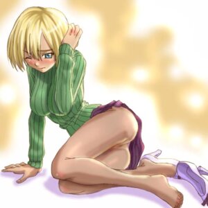 Rating: Questionable Score: 0 Tags: 1girls ass blonde_hair blue_eyes blush breasts brown_legwear clothing feet female haruyama high_heels large_breasts lowres miniskirt no_panties one_shoe pantyhose pussy read_or_die rule34 shoes short_hair single_shoe skirt solo sweater uncensored upskirt wendy_earhart wink User: bunchy7s