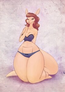 Rating: Safe Score: 0 Tags: 2013 abigail_roo anthro biped black_nose bra breasts brown_body brown_fur brown_hair cleavage clothed clothing curvy_figure e621 feet female fur green_eyes hair hi_res hindpaw kangaroo kneeling long_hair looking_at_viewer macropod mammal marsupial nitro panties paws ribbons smile solo thick_thighs underwear voluptuous wide_hips User: bunchy7s